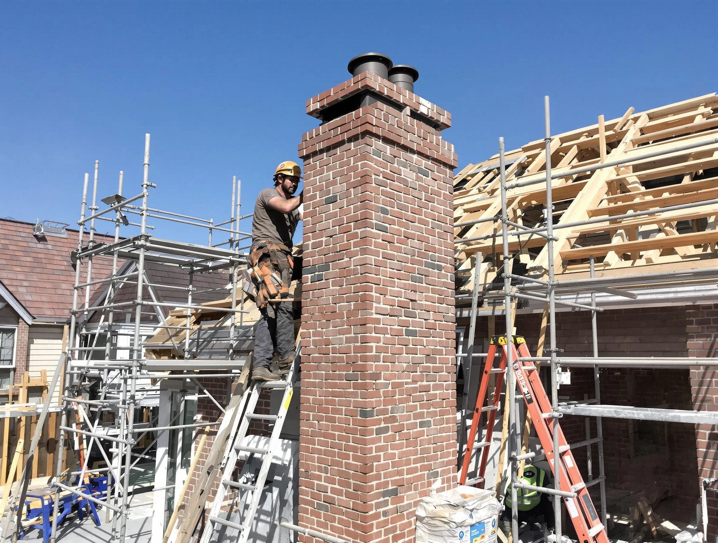 New chimney installation completed by Washington Chimney Sweep in Washington, PA